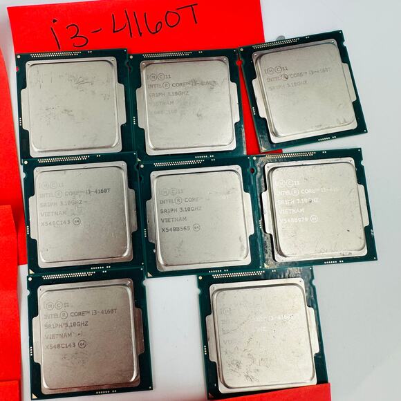 Lot of 37 Intel Core i3-550 i3-2120 i3-3220 i3-4150 i3-4160T i3-4330TE i3-6100 - Picture 3 of 11